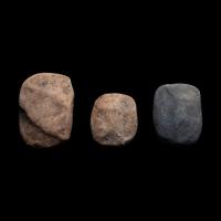 Three Mesopotamian Clay Proto-Cuneiform Tablets