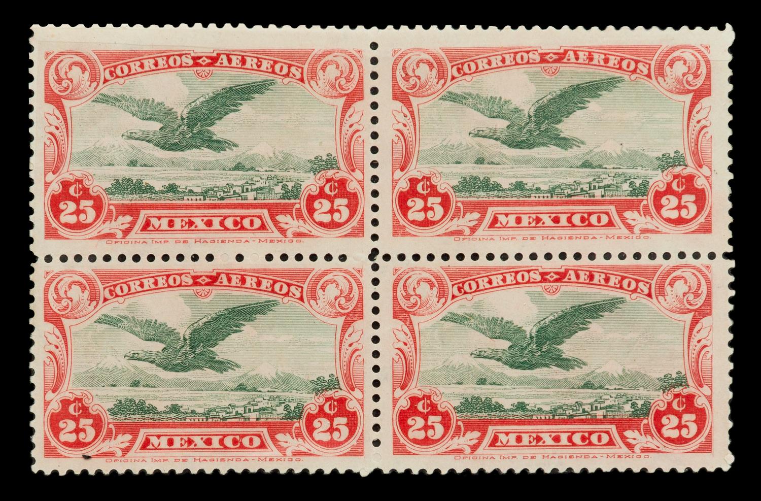 A Collection of Mexico Air Post Stamps