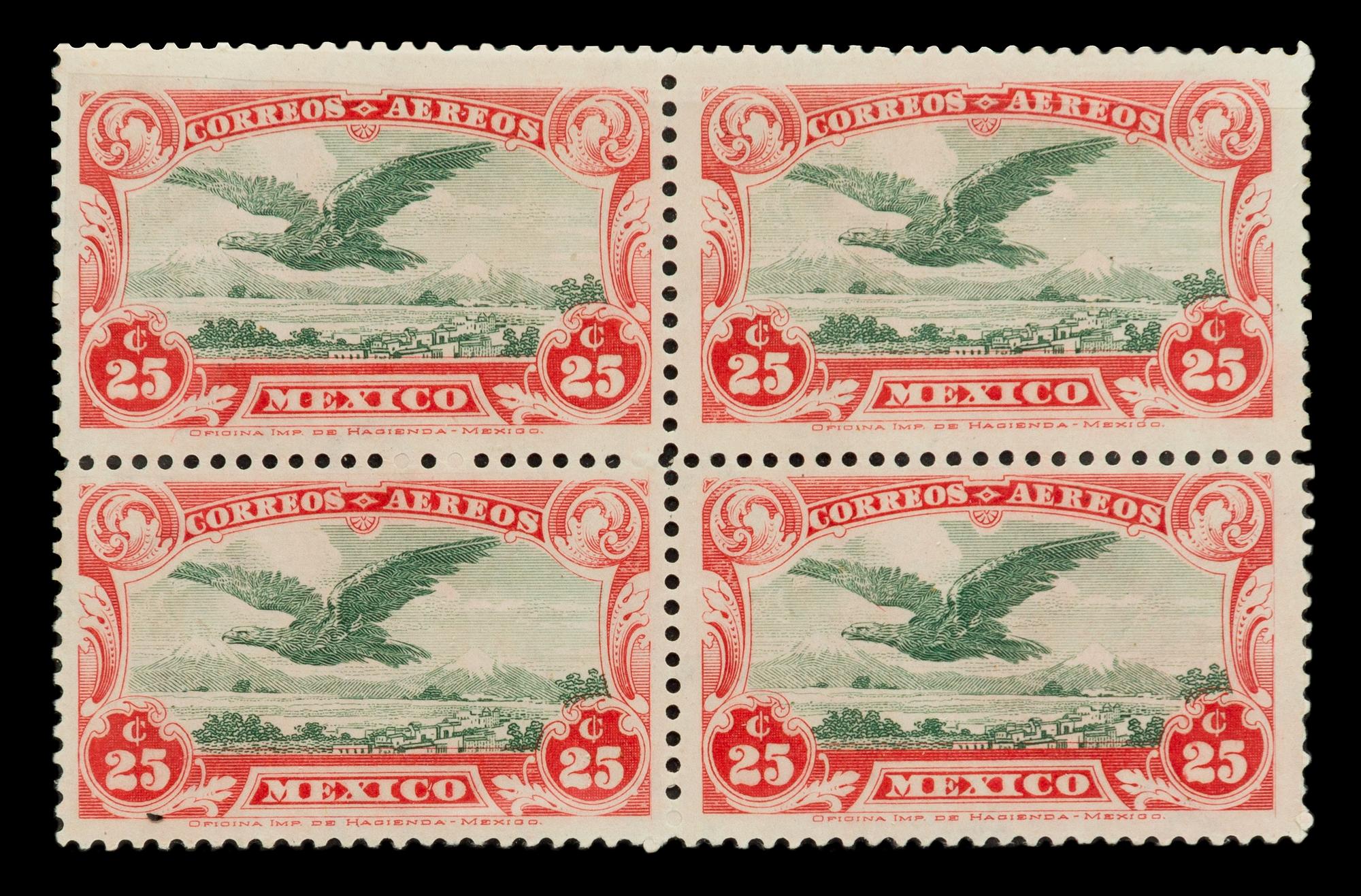 A Collection of Mexico Air Post Stamps