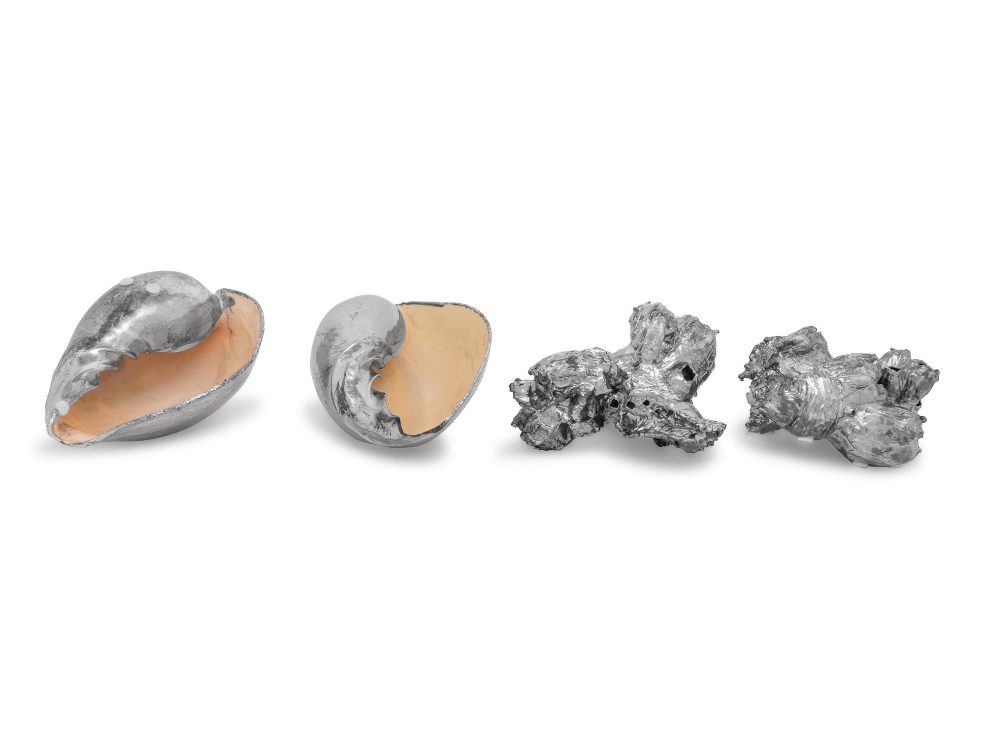 A Group of Silvered Marine Articles