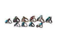 Navajo and Zuni rings