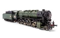 A Fulgurex Polychrome 1-Gauge S.N.C.F. 2-10-0 Locomotive and Tender
