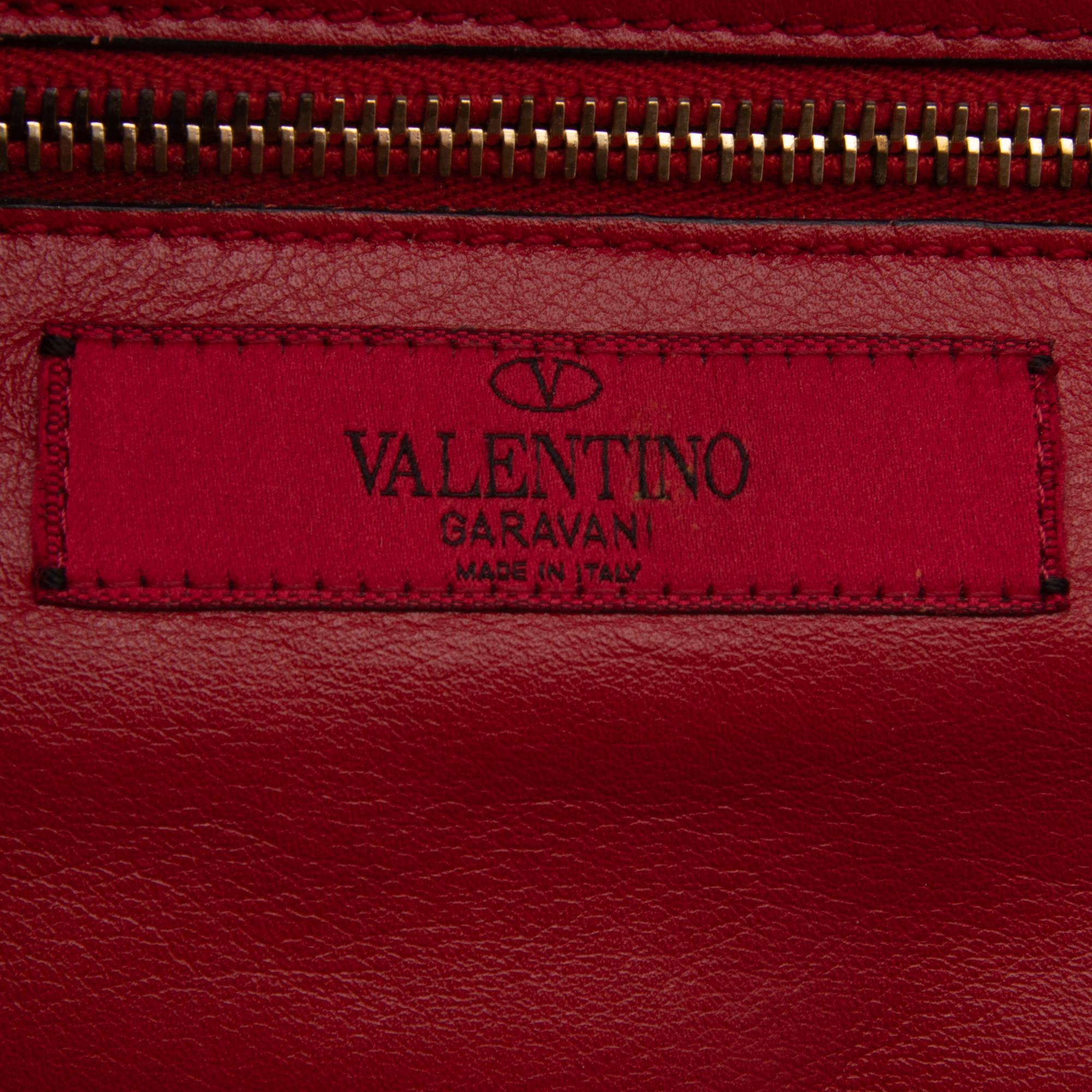 Valentino, Small Red Rockstud Tote