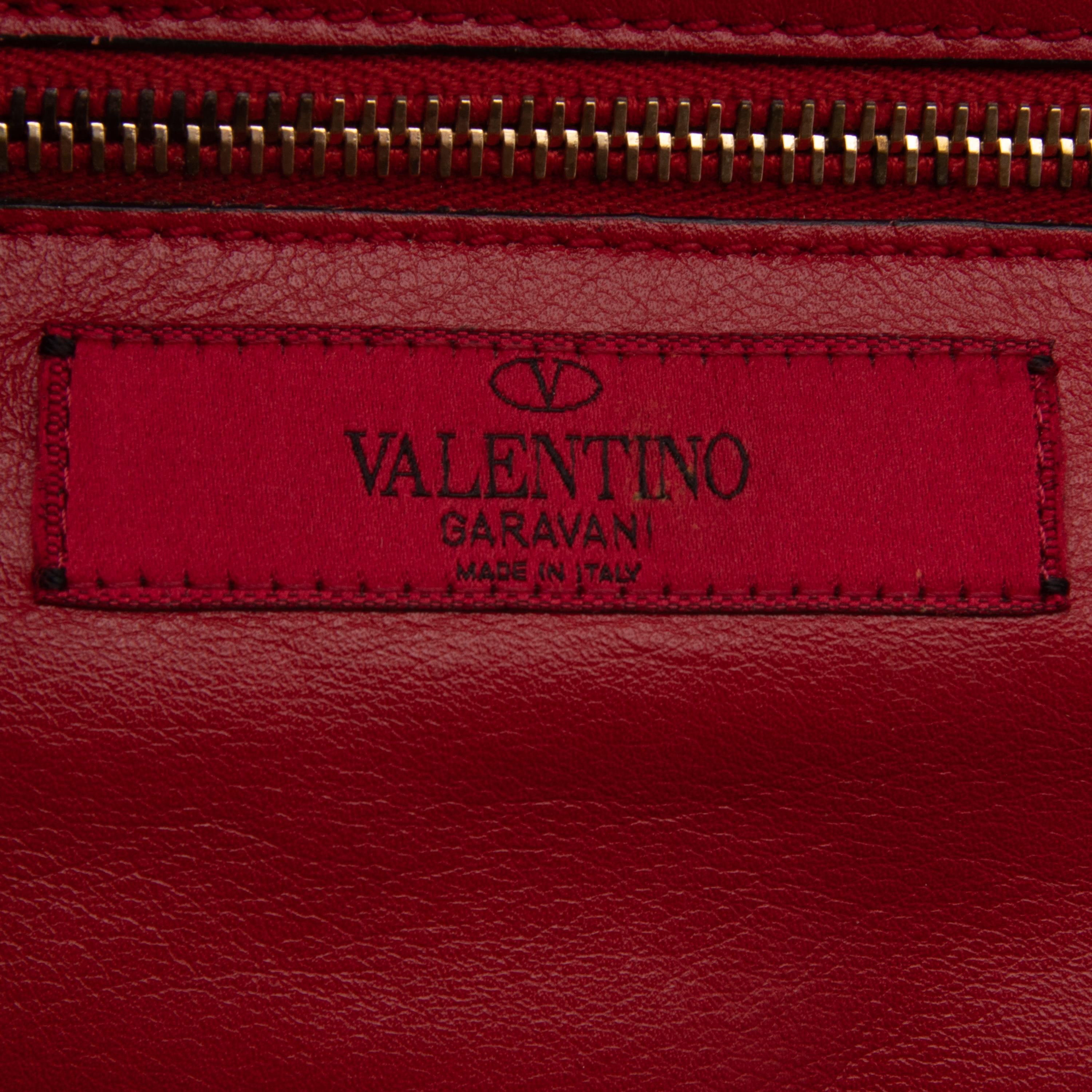 Valentino, Small Red Rockstud Tote
