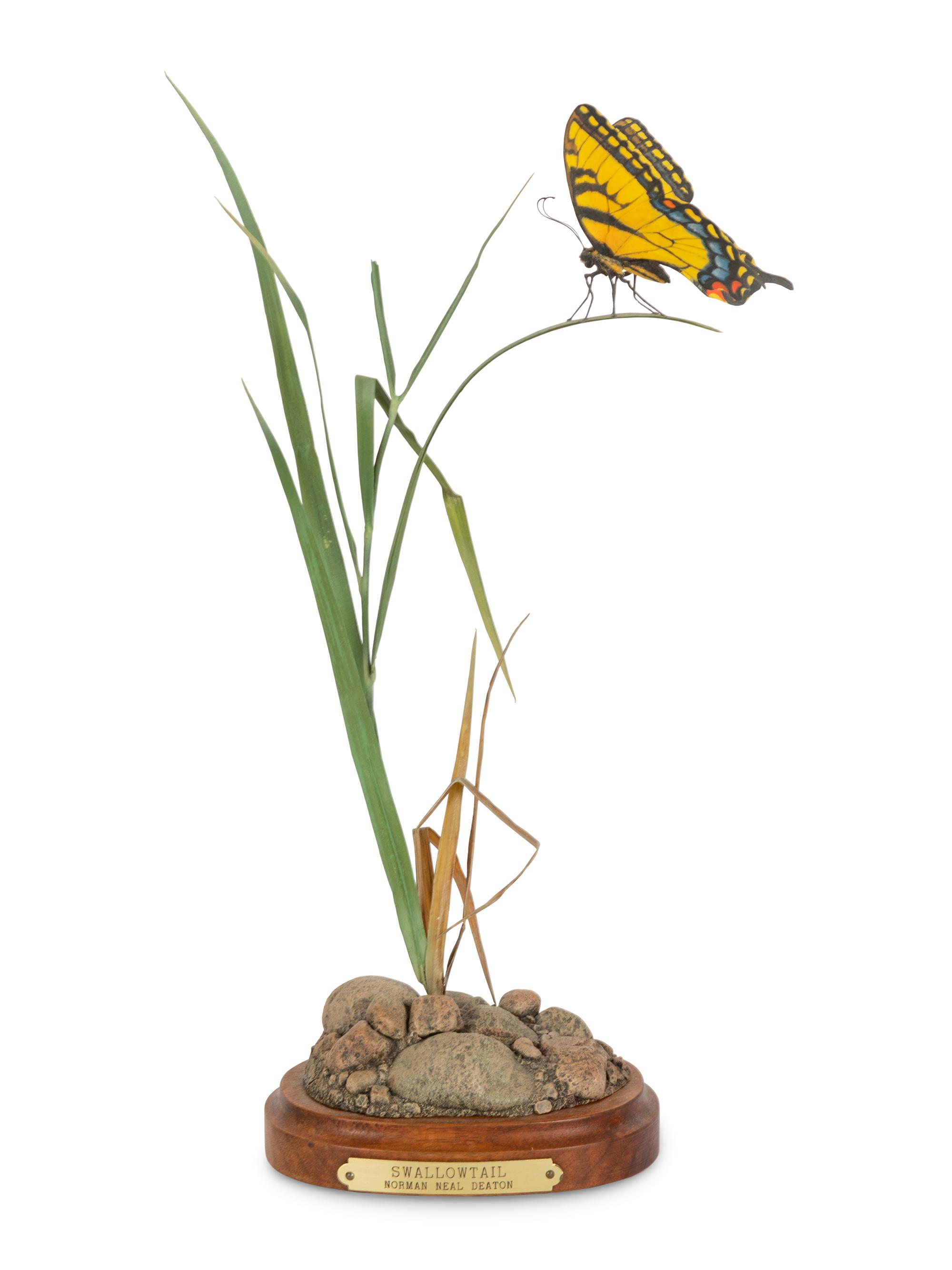 Swallowtail , Amaranth Botanical Sculpture, edition 22/500