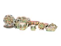 A 14-Piece Group of Griffin, Smith & Hill Majolica Table Articles — 19th Century