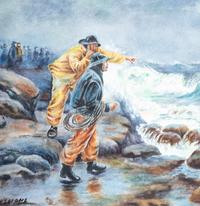 Boat Rescue (Sea Scene)