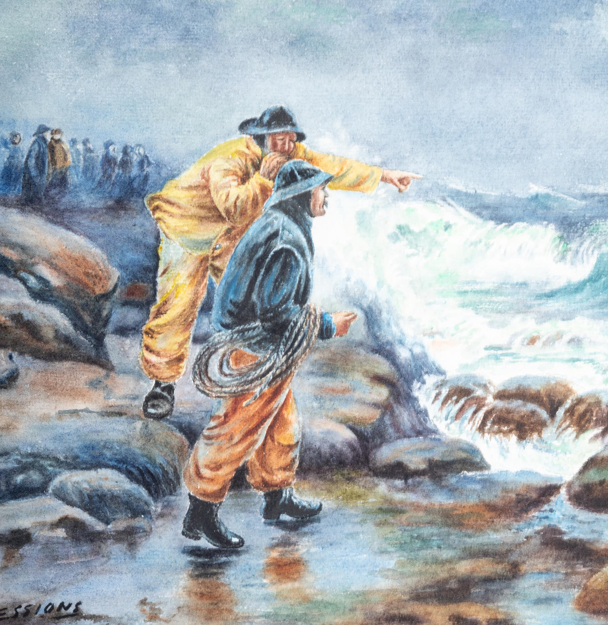 Boat Rescue (Sea Scene)