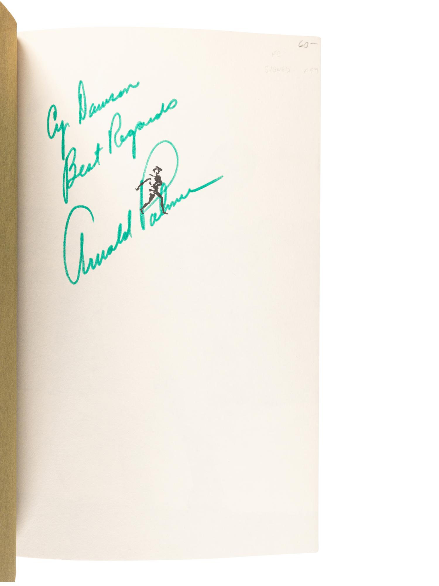 A Group of Seven Books on Golf Signed by Arnold Palmer, Sam Snead, Lee Trevino and Tom Watson