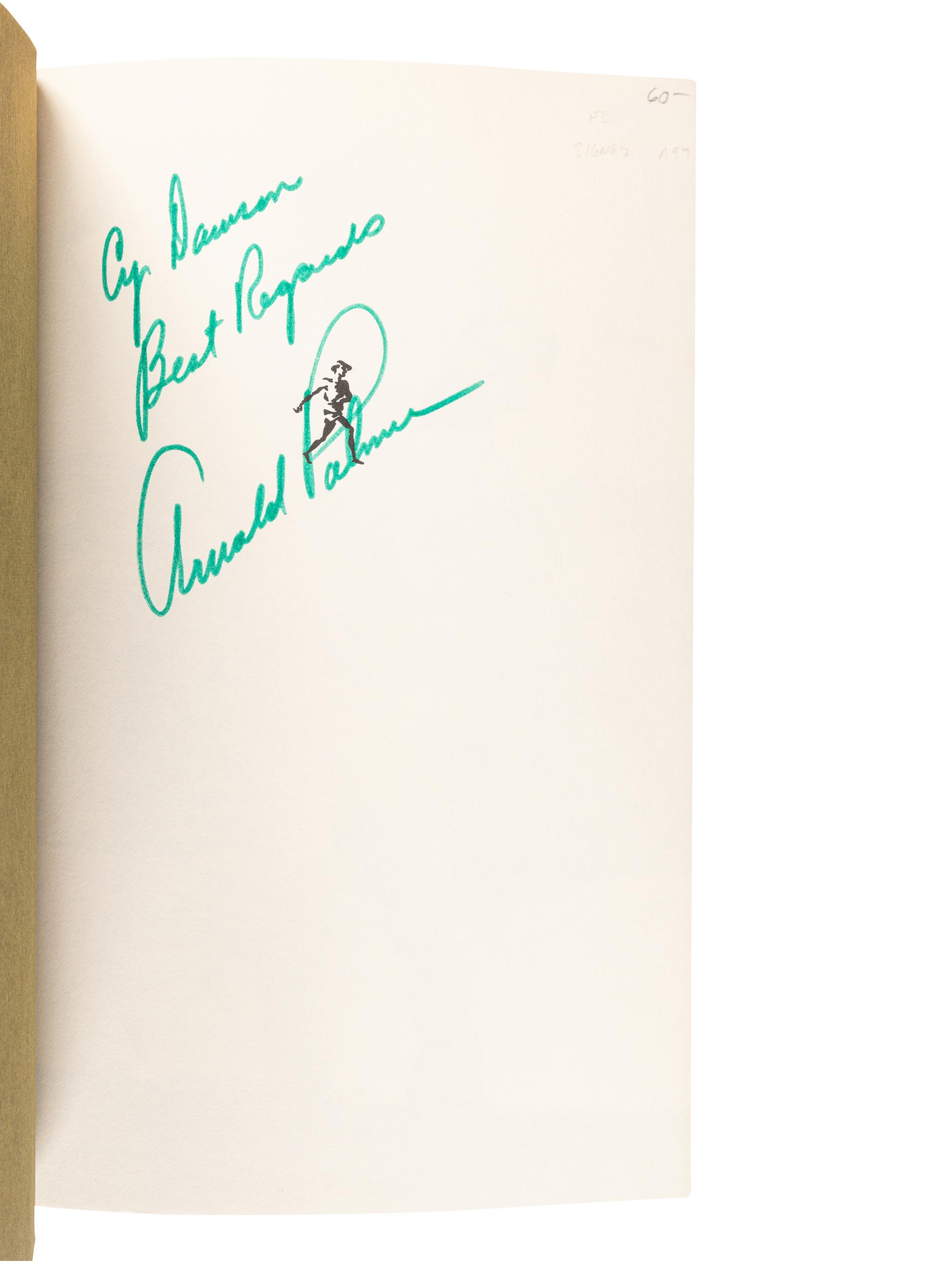 A Group of Seven Books on Golf Signed by Arnold Palmer, Sam Snead, Lee Trevino and Tom Watson