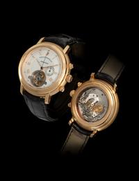 A FINE AND WELL-PRESERVED AUDEMARS PIGUET, REF. 25909 18K PINK GOLD 'JULES AUDEMARS' TOURBILLON CHRONOGRAPH WRISTWATCH