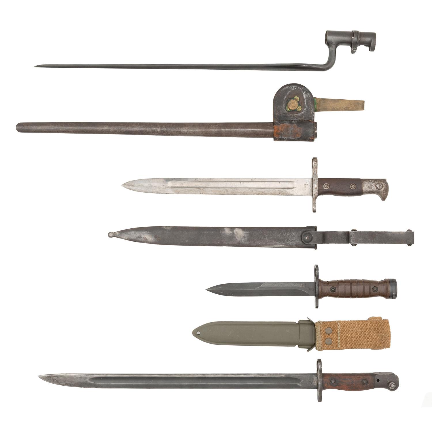 Group of Four Military Bayonets