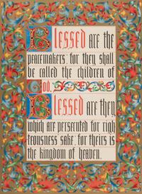 [BIBLES - 19th CENTURY]. A group of 5 Bibles, comprising: