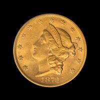 A United States 1873-S Liberty Head: Closed 3 $20 Gold Coin