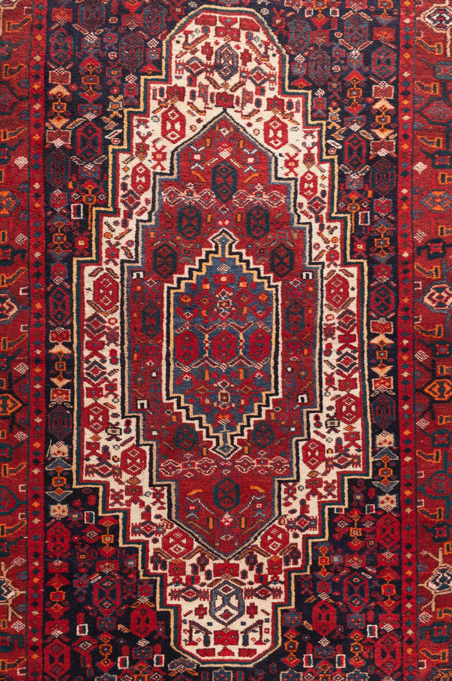 A Hamadan Wool Rug