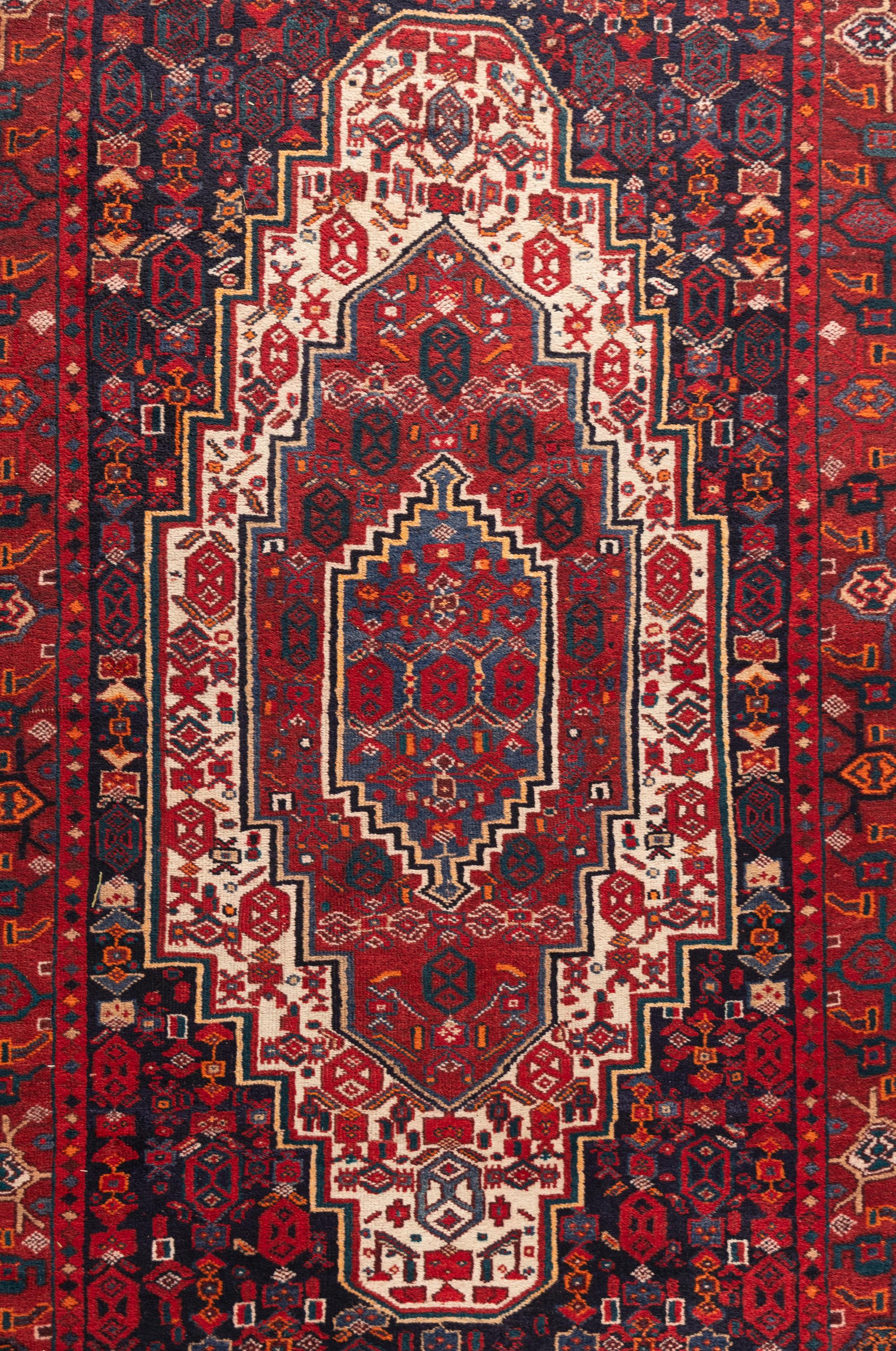 A Hamadan Wool Rug