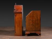 A Kindel Chippendale Revival Shell-and-Block Front Desk-and-Bookcase