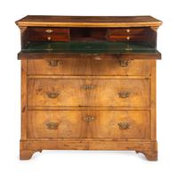 A French Walnut Secretary Chest of Drawers