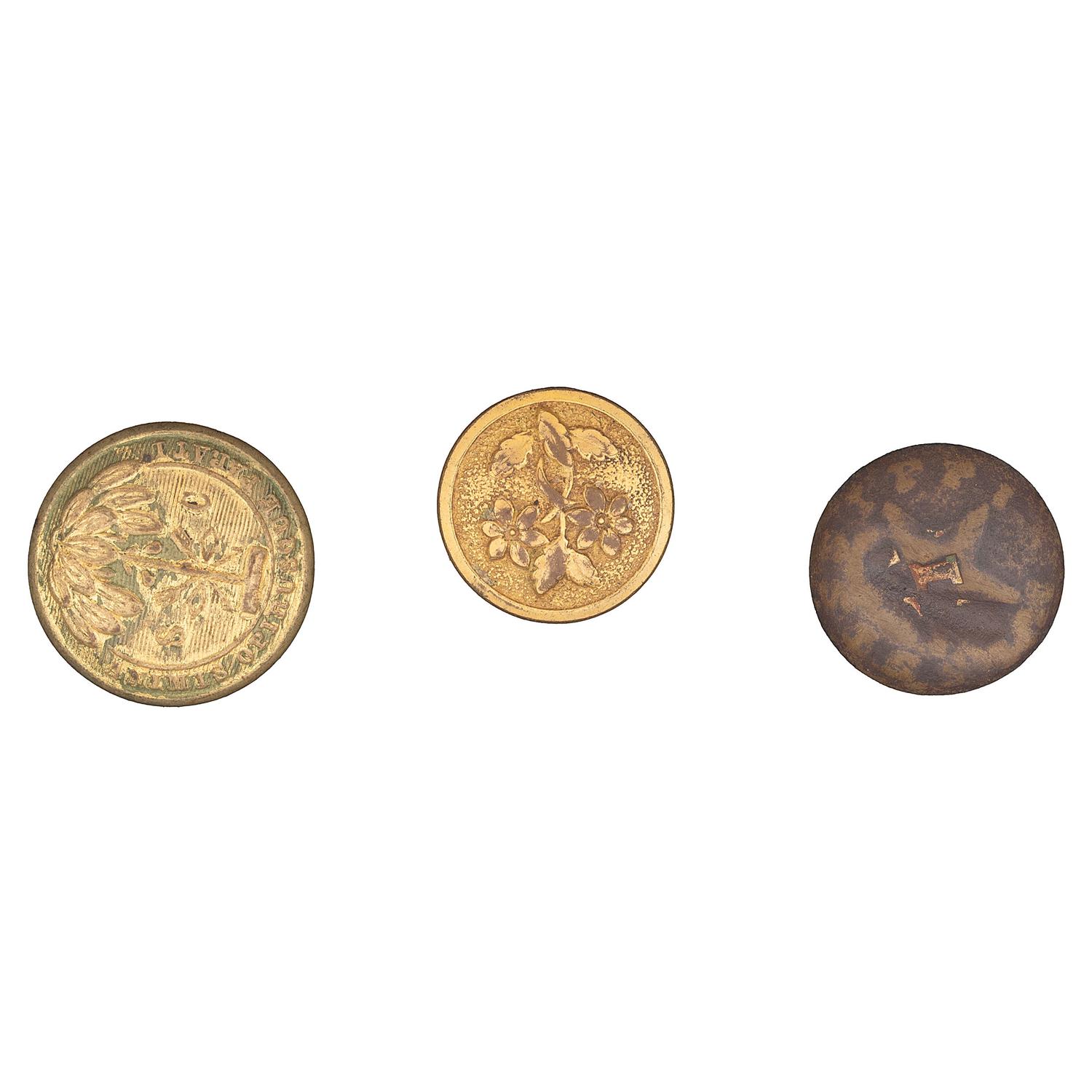 Group of 3 Buttons