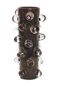 An Italian Millefiori Glass Vase Height 15 1/2 inches