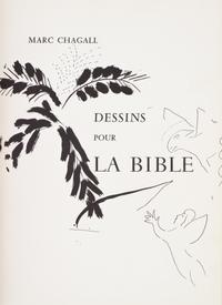 CHAGALL, MARC. Drawings for the Bible. New York, (1960). First American edition. Complete with 24 original color lithos.