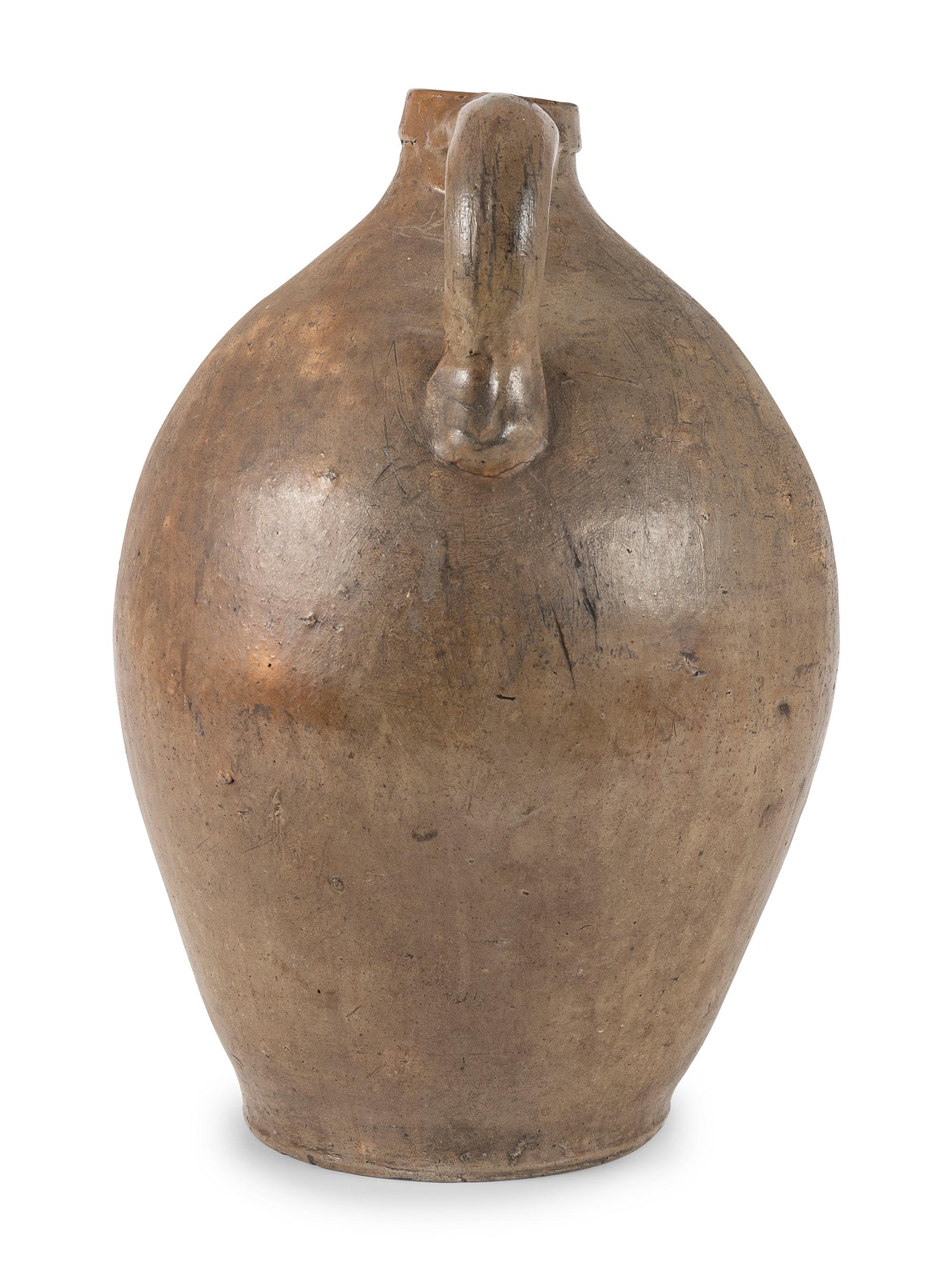An Ohio Cobalt Decorated Stoneware Jug