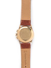 UNIVERSAL GENEVE, 14K YELLOW GOLD REF. 52218 'TRI-COMPAX' TRIPLE DATE CHRONOGRAPH WRISTWATCH