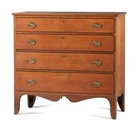 A Federal Cherrywood Chest of Drawers