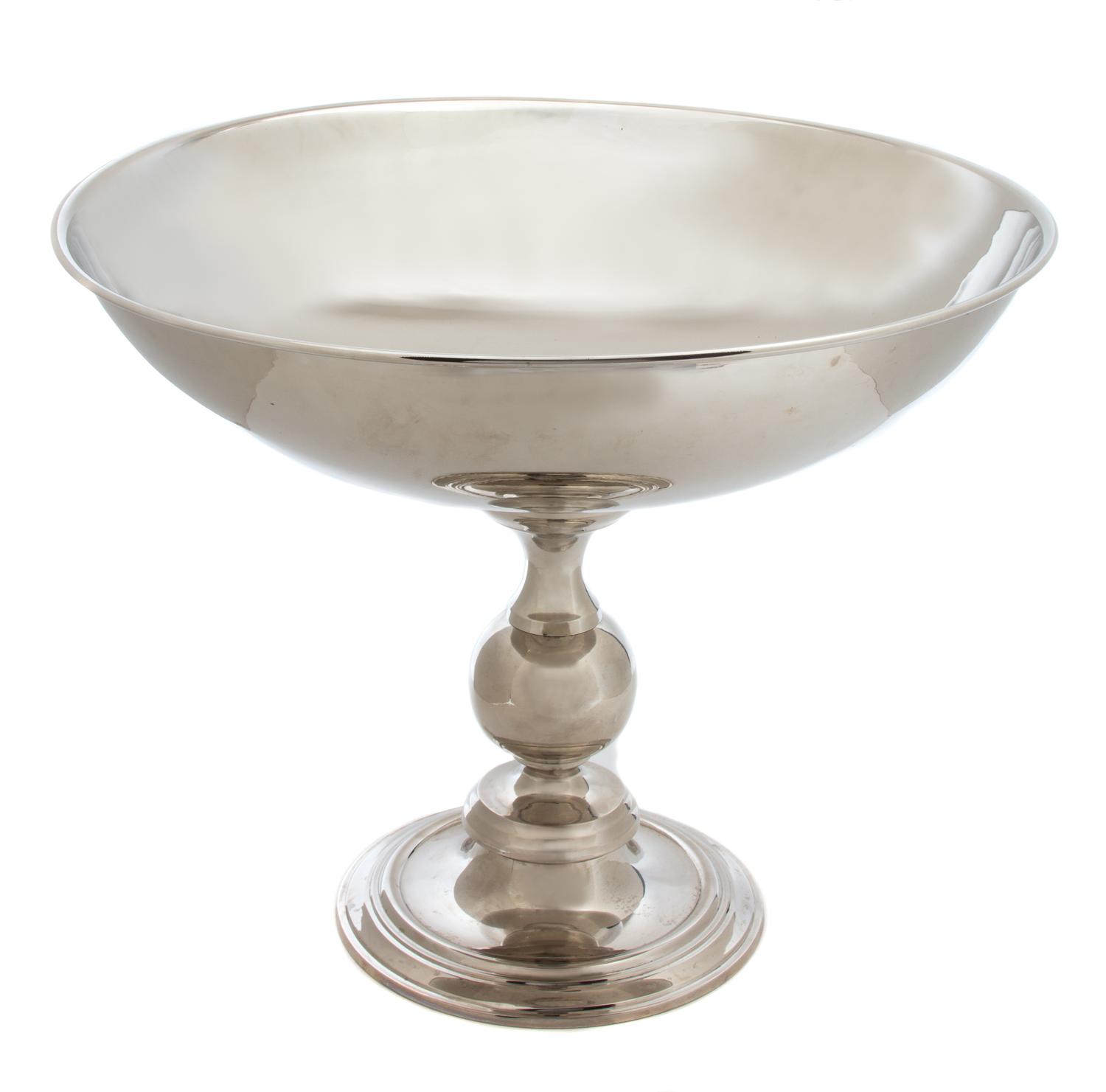 Two Silver Plate Compotes Height of tallest 20 x diameter 20 1/4 inches.