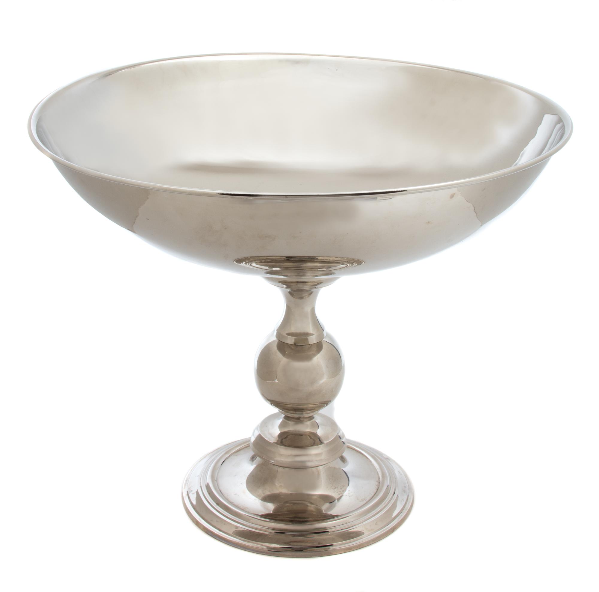 Two Silver Plate Compotes Height of tallest 20 x diameter 20 1/4 inches.