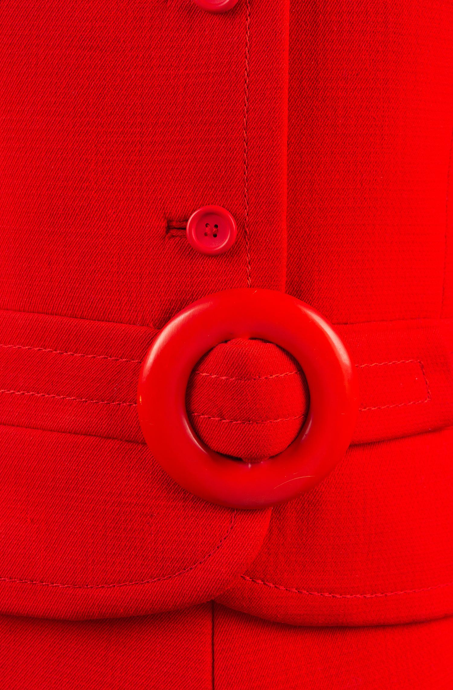 Christian Dior by Marc Bohan Haute Couture Ensemble, Autumn-Winter 1967 — Worn by Olivia de Havilland when she arrived in Atlanta in October 1967 for the Premiere of the Wide Screen Presentation of Gone With the Wind.