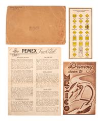 [TRAVEL] -- [MEXICO]. Pemex Travel Club collection, ca late 1930s.