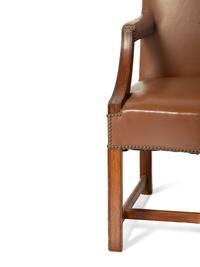A George II Style Library Chair — 20TH CENTURY