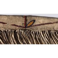 Northern Plains Beaded Hide Rifle Scabbard