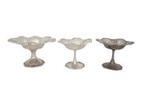 Three American Silver Tazze