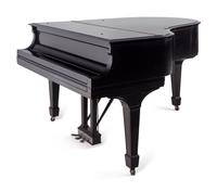 A Steinway and Sons Black Lacquered Model O Piano