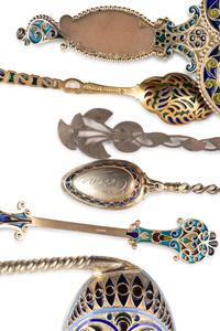 A Collection of Silver and Plique-a-Jour Enamel Articles