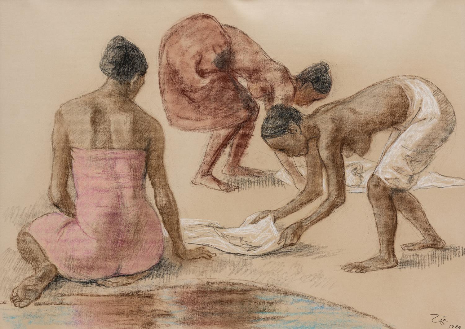 untitled, three maidens