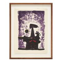 Rufino Tamayo (Mexican, 1899–1991) — Hombre, Luna y Estrellas, 1950