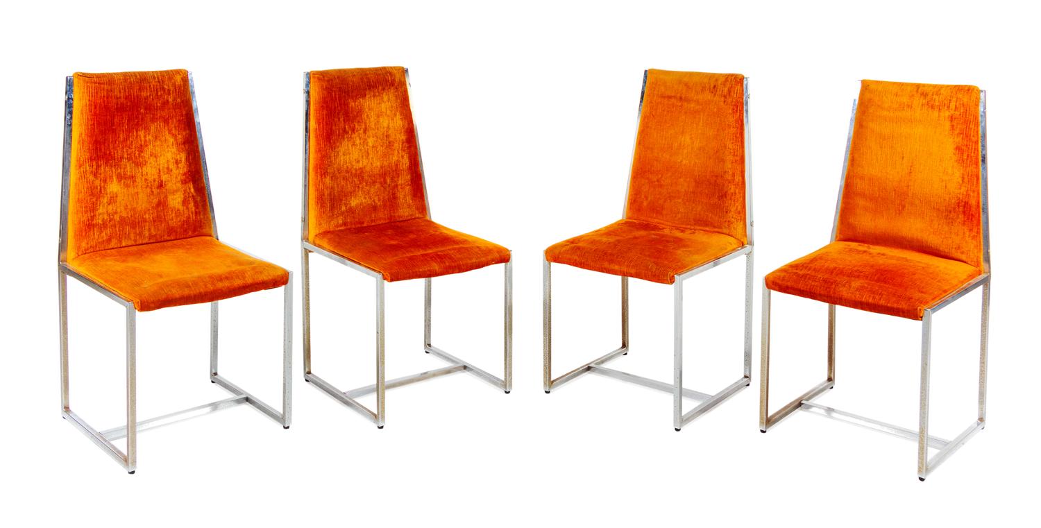 A Chrome Extension Dining Table — SECOND HALF 20TH CENTURY