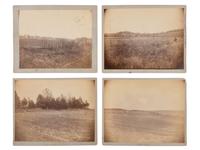 [CIVIL WAR]. 19 albumen photographs of various Civil War battlefields, particularly Chickamauga. Ca 1880s.