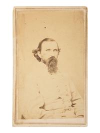 [CIVIL WAR]. CDV of John Calvin Brown, Confederate general later elected governor of Tennessee. Nashville, TN: T.F. Saltsman, ca 1864.