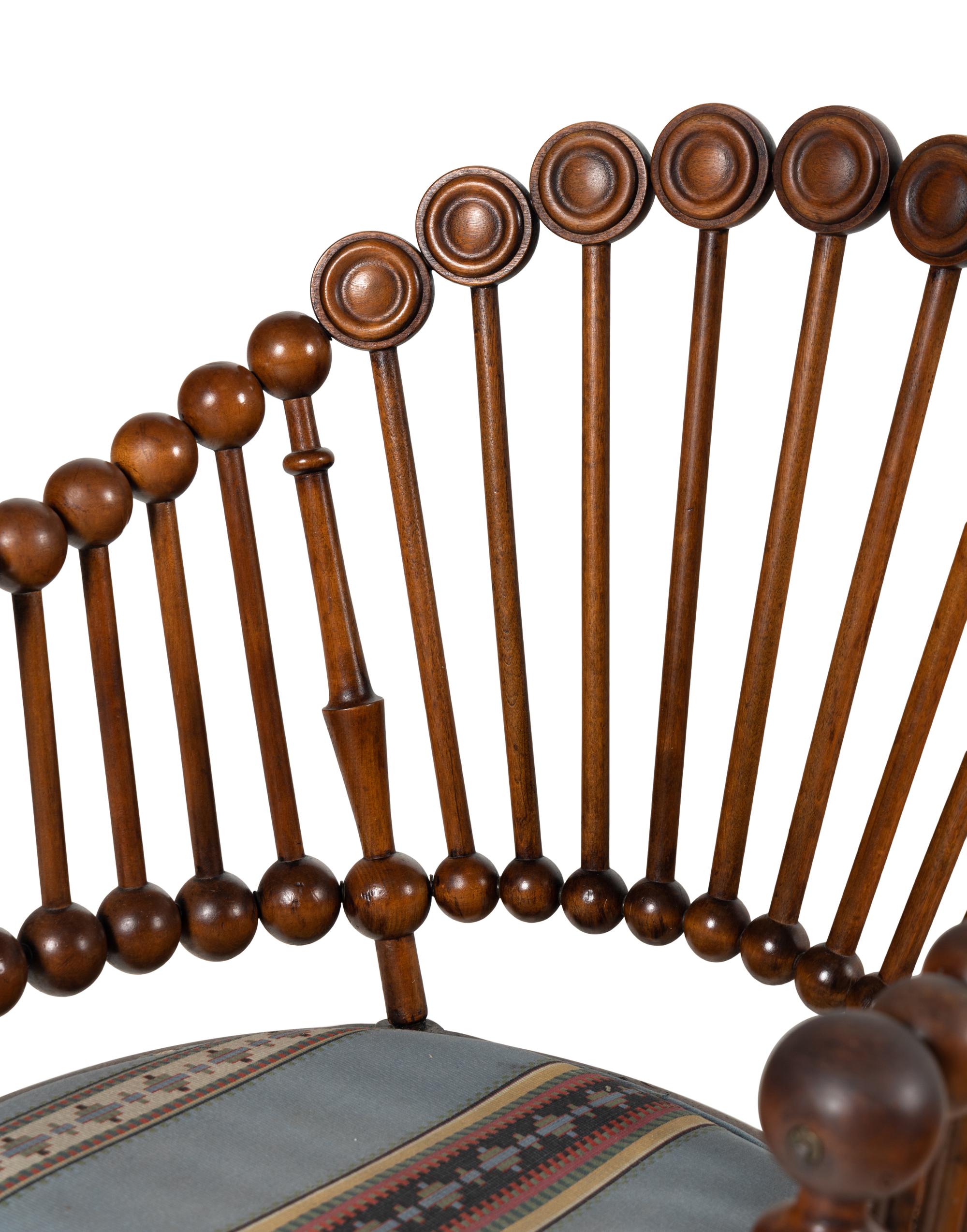 An Attributed George Hunzinger Lollipop Chair