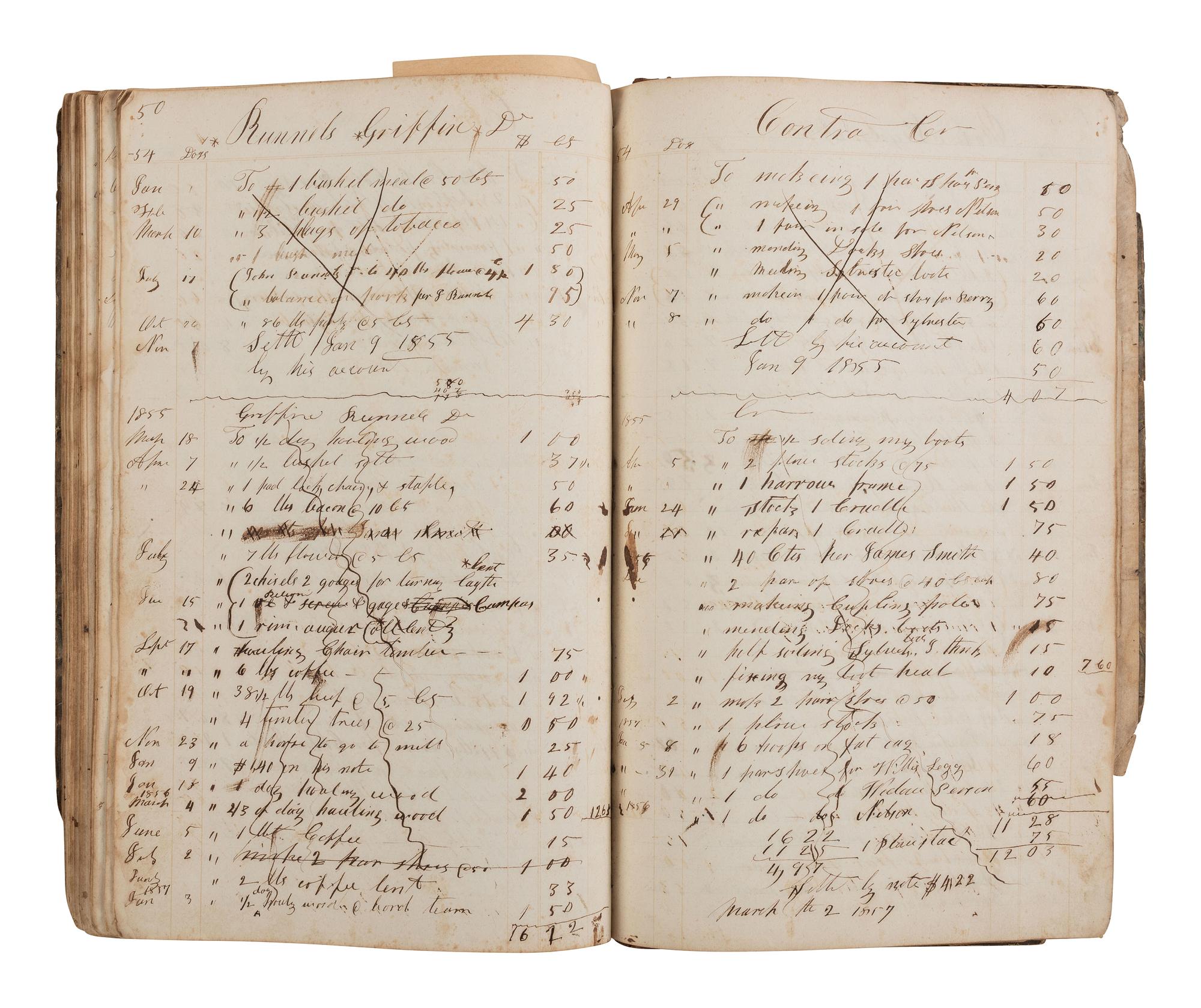 [CIVIL WAR]. A group of 3 ledgers associated with George W. Summers of Grant, Cabell County, (West) Virginia, documenting tensions between Union forces and Confederate sympathizers.
