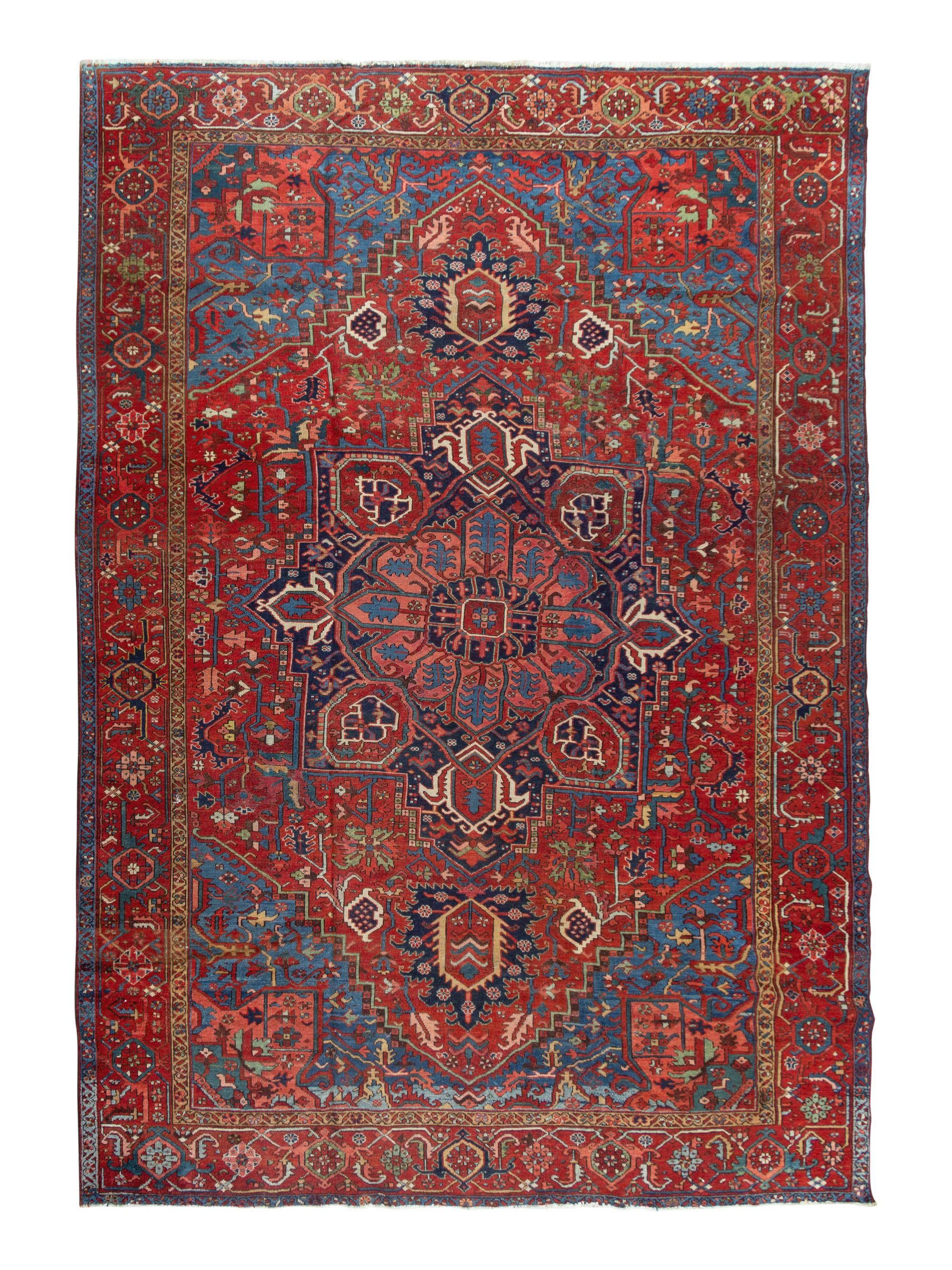 A Heriz Wool Rug