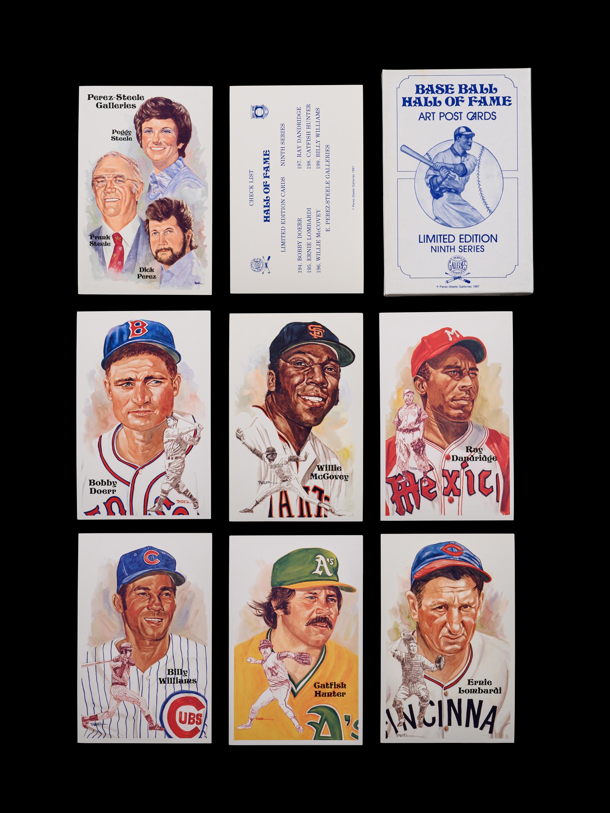 A Complete Run of 1980-2002 Series One Through Fifteen Perez-Steele Baseball Hall of Fame Post Cards