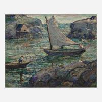 Ernest Lawson (American/Canadian, 1873–1939) Entrance to the Cove