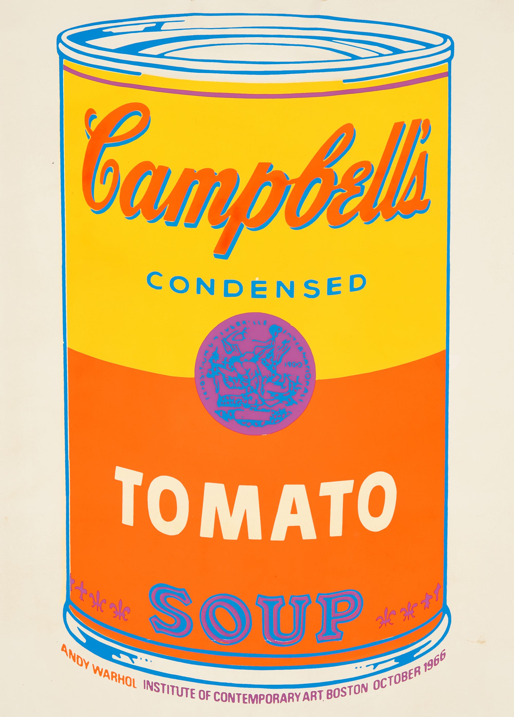 Andy Warhol (American, 1928-1987) — Campbell's Soup Can On Shopping Bag (Tomato) , 1966
