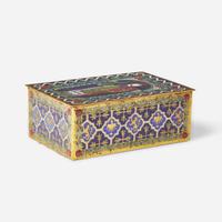 A gilt bronze and enamel box Edward F. Caldwell & Co. (active 1895-1959), New York, NY, early 20th century