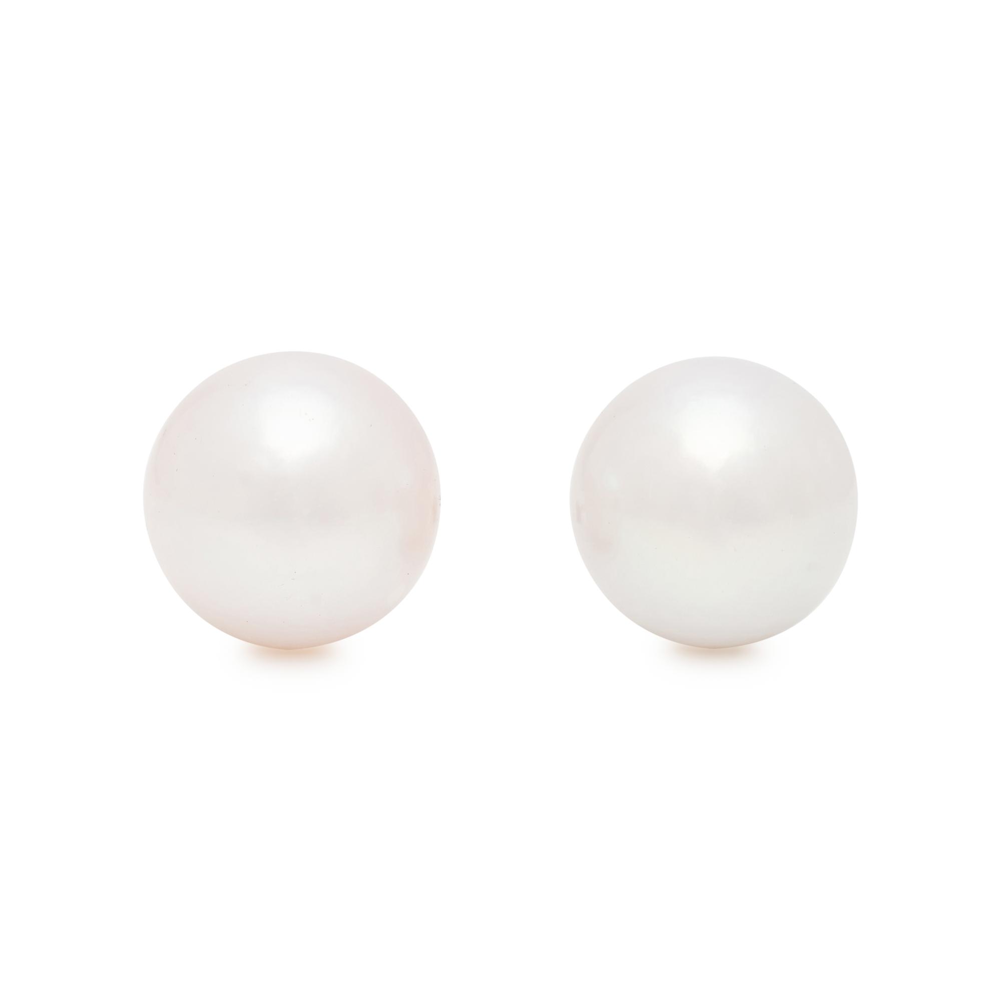 CULTURED SOUTH SEA PEARL STUD EARRINGS